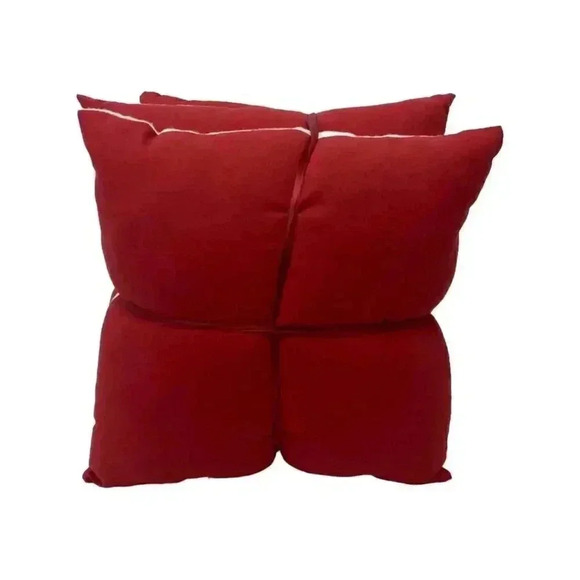 St. Nicholas Square Peace Love Hope Wreath Set Throw Pillows Christmas Decor - Picture 3 of 4